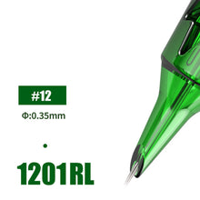 Load image into Gallery viewer, 10Pcs/box Disposable Original Tattoo Needle RL RS Disposable Sterilized Safety Tattoo Needle for Cartridge Machines Grips