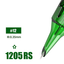Load image into Gallery viewer, 10Pcs/box Disposable Original Tattoo Needle RL RS Disposable Sterilized Safety Tattoo Needle for Cartridge Machines Grips