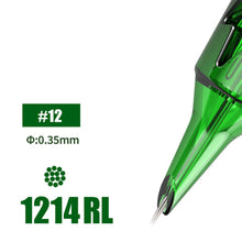 Load image into Gallery viewer, 10Pcs/box Disposable Original Tattoo Needle RL RS Disposable Sterilized Safety Tattoo Needle for Cartridge Machines Grips