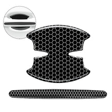 Load image into Gallery viewer, 2Pcs/4Pcs Car Rear Mirror Door Bowl Handles Reflective Protective Sticker Film Protector Trim Sticker Anti-Scratch Car Handle Bowl Strip Protection