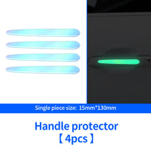 Load image into Gallery viewer, 2Pcs/4Pcs/8Pcs Car Rear Mirror Door Bowl Handles Luminous Protective Sticker Film Protector Trim Sticker Anti-Scratch Car Handle Bowl Strip Protection