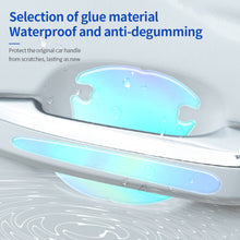 Load image into Gallery viewer, 2Pcs/4Pcs/8Pcs Car Rear Mirror Door Bowl Handles Luminous Protective Sticker Film Protector Trim Sticker Anti-Scratch Car Handle Bowl Strip Protection