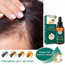 Load image into Gallery viewer, Ginger Hair Nutrient Solution Repairing Hair Follicles Hair Growth Liquid Nourishing Moisturizing Hair Care Essential Oil