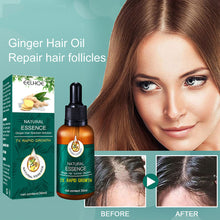 Load image into Gallery viewer, Ginger Hair Nutrient Solution Repairing Hair Follicles Hair Growth Liquid Nourishing Moisturizing Hair Care Essential Oil