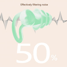 Load image into Gallery viewer, Silicone Sound Insulation Earplugs Soft Comfortable Noise Reduction Earplugs Washable Reusable Sleeping Earplugs