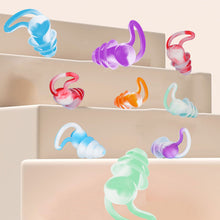 Load image into Gallery viewer, Silicone Sound Insulation Earplugs Soft Comfortable Noise Reduction Earplugs Washable Reusable Sleeping Earplugs
