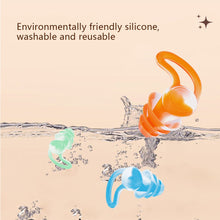 Load image into Gallery viewer, Silicone Sound Insulation Earplugs Soft Comfortable Noise Reduction Earplugs Washable Reusable Sleeping Earplugs