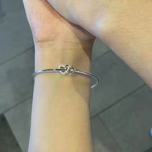 Load image into Gallery viewer, Double Heart-shaped Interlocking Bracelet Niche Sweet Adjustable Bracelet Alloy Hand Jewelry Accessory