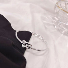 Load image into Gallery viewer, Double Heart-shaped Interlocking Bracelet Niche Sweet Adjustable Bracelet Alloy Hand Jewelry Accessory