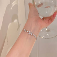 Load image into Gallery viewer, Stylish Silver Bowknot Pull Bracelet Creative Simple Shiny Alloy Bracelet Women Hand Jewelry Accessory