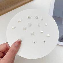 Load image into Gallery viewer, Exquisite Small One-week Earrings Set Cute Sweet Alloy Earrings Ear Studs Jewelry Accessories for Women