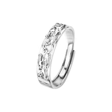 Load image into Gallery viewer, Simple Personalized Men's Ring Stylish Silver Alloy Ring Opening Adjustable Ring Jewelry Accessory for Men