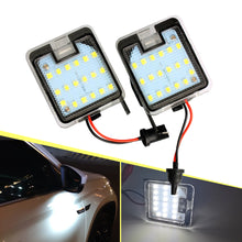 Load image into Gallery viewer, Car Rear View Side Mirror Under Pathway Lights LED Puddle Lamps For Ford Mondeo MK4 Focus Kuga Dopo Escape C-Max