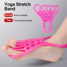 Load image into Gallery viewer, 1 Pair TPR Yoga Stretching Band Muscle Relaxer Foot Bump Massage Improves Flat Feet Soothe Tired Thumb Valgus Corrector