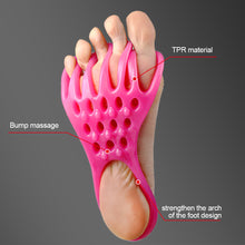 Load image into Gallery viewer, 1 Pair TPR Yoga Stretching Band Muscle Relaxer Foot Bump Massage Improves Flat Feet Soothe Tired Thumb Valgus Corrector