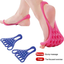 Load image into Gallery viewer, 1 Pair TPR Yoga Stretching Band Muscle Relaxer Foot Bump Massage Improves Flat Feet Soothe Tired Thumb Valgus Corrector