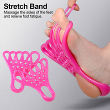 Load image into Gallery viewer, 1 Pair TPR Yoga Stretching Band Muscle Relaxer Foot Bump Massage Improves Flat Feet Soothe Tired Thumb Valgus Corrector