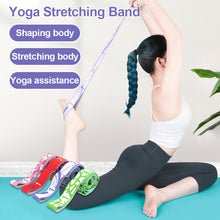 Load image into Gallery viewer, 8-Section Digital Separation Yoga Stretch Band Fitness Exercise Body Sculpting Elastic Band Dance Pilates Gymnastics Resistance Band
