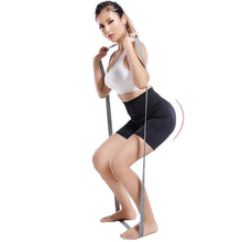 Load image into Gallery viewer, Leopard Print Yoga Pull Band Fitness Exercise Strength Training Body Shaping Elastic Band Squat Buttock Ring 76*8CM