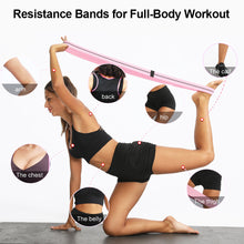 Load image into Gallery viewer, Leopard Print Yoga Pull Band Fitness Exercise Strength Training Body Shaping Elastic Band Squat Buttock Ring 76*8CM