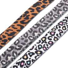 Load image into Gallery viewer, Leopard Print Yoga Pull Band Fitness Exercise Strength Training Body Shaping Elastic Band Squat Buttock Ring 76*8CM