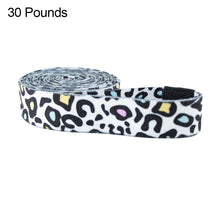 Load image into Gallery viewer, Leopard Print Yoga Pull Band Fitness Exercise Strength Training Body Shaping Elastic Band Squat Buttock Ring 76*8CM