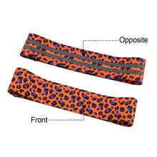 Load image into Gallery viewer, Leopard Print Squat Shape Resistance Band Yoga Pilates Tension Band Elastic Glue Butt Ring Fitness Accesorios Gym Equipment