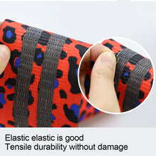 Load image into Gallery viewer, Leopard Print Squat Shape Resistance Band Yoga Pilates Tension Band Elastic Glue Butt Ring Fitness Accesorios Gym Equipment