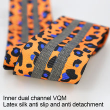 Load image into Gallery viewer, Leopard Print Squat Shape Resistance Band Yoga Pilates Tension Band Elastic Glue Butt Ring Fitness Accesorios Gym Equipment