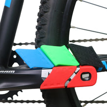 Load image into Gallery viewer, 2PCS Mountain Bike Tooth Disk Crank Protective Cover Scratch Resistant Universal Silicone Crank Protective Cover Mtb Riding Accessories