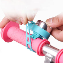 Load image into Gallery viewer, 1PC Strap Kids' Bike Bell Scooter Trolley Candy Color Super Loud Bell Fun Bike Accessories
