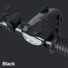 Load image into Gallery viewer, Strap Mini Bee Horn Headlights Waterproof High-Lighted LED Light Plant USB Charging Night Riding Headlights Children's Balance Mountain Bike Decorative Horn