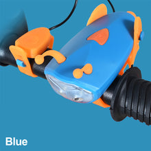 Load image into Gallery viewer, Strap Mini Bee Horn Headlights Waterproof High-Lighted LED Light Plant USB Charging Night Riding Headlights Children's Balance Mountain Bike Decorative Horn