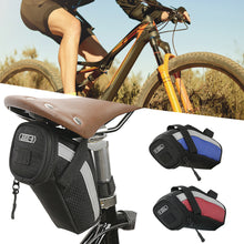 Load image into Gallery viewer, Waterproof Bike Saddle Pack Mountain Road Rear Bag Barrel Seat Package With Reflective Strip Bicycle Accessories