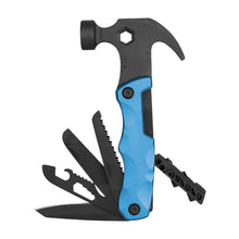 Load image into Gallery viewer, 13 IN 1 Outdoor Multifunctional Stainless Steel Claw Hammer Portable Collapsible Emergency Survival Camping Tool Hammer With Storage Bag