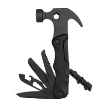 Load image into Gallery viewer, 13 IN 1 Outdoor Multifunctional Stainless Steel Claw Hammer Portable Collapsible Emergency Survival Camping Tool Hammer With Storage Bag