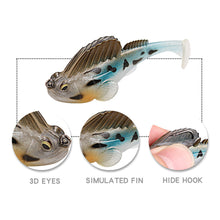 Load image into Gallery viewer, 14G/8CM Hidden Anti-Hanging Bottom Hopping Fish Soft Pvc Coated Lead Head Hook T-Tail Soft Bait Lure Bait Fishing Accessories