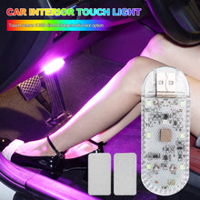 Load image into Gallery viewer, Car Interior Touch Roof Ceiling Lights Indoor Atmosphere Lighting Lamp Night Light Hand Reading Light Lamp