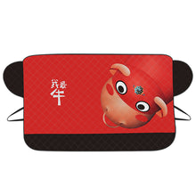 Load image into Gallery viewer, Cartoon Car Windshield Sunshade Cover Foldable Automotive Sun Shade Visor Window UV