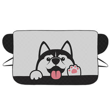 Load image into Gallery viewer, Cartoon Car Windshield Sunshade Cover Foldable Automotive Sun Shade Visor Window UV