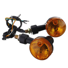 Load image into Gallery viewer, 2Pcs Universal 12V Motorcycle LED Turn Signal Lights Round Indicator Lamp Amber Flashers for Suzuki Honda Kawasaki