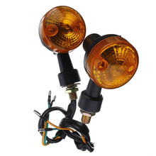 Load image into Gallery viewer, 2Pcs Universal 12V Motorcycle LED Turn Signal Lights Round Indicator Lamp Amber Flashers for Suzuki Honda Kawasaki