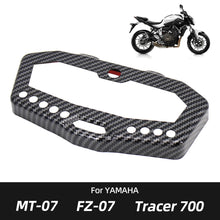 Load image into Gallery viewer, Carbon Fibre Motorcycle Instrument Surround Gauge Panel Cover For Yamaha MT07 FZ07 MT FZ 07 2014-2020 Tracer 700 2016-2019