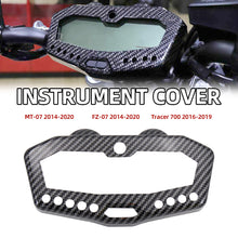 Load image into Gallery viewer, Carbon Fibre Motorcycle Instrument Surround Gauge Panel Cover For Yamaha MT07 FZ07 MT FZ 07 2014-2020 Tracer 700 2016-2019