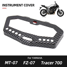 Load image into Gallery viewer, Carbon Fibre Motorcycle Instrument Surround Gauge Panel Cover For Yamaha MT07 FZ07 MT FZ 07 2014-2020 Tracer 700 2016-2019