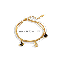 Load image into Gallery viewer, Butterfly Titanium Steel Necklace Women's Set Romantic and Simple Clavicle Chain Women's Accessories