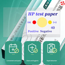Load image into Gallery viewer, 1/10Pcs Helicobacter Pylori HP Test Paper for Stomach Pain and Gastritis Detection Reagent Oral Saliva Test Non Expiratory Card Test