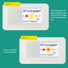 Load image into Gallery viewer, 1/10Pcs Helicobacter Pylori HP Test Paper for Stomach Pain and Gastritis Detection Reagent Oral Saliva Test Non Expiratory Card Test