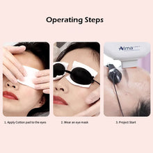 Load image into Gallery viewer, Adjustable Full Shading Safety Eyepatch Glasses Laser Light Safety Protection Goggles for Laser Hair Removal Patient