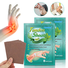 Load image into Gallery viewer, 8pcs/bag Tendon Sheath Patch Wrist Joint Care Patch Muscle Joint Arthritis Tendonitis Tenosynovitis Pain Relief Plaster